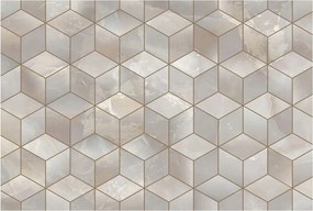 Falfestmény Tapéta Prémium Geometrikus mozaik 104x70 Ragasztó