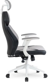 Irodai Forgószék Szürke/Fehér Színben. DUNCAN