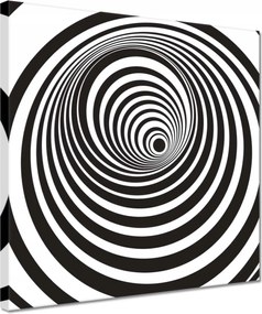 Vászonkép 30x30 Alagút 3D hatás Csíkok