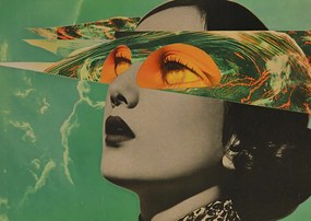 Poszter 42x29,7cm Kivágott szemek tekintete