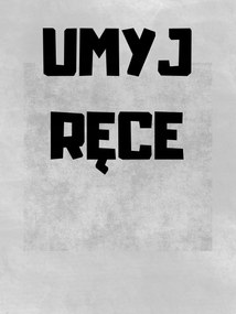 Fém poszter full print felirattal Moss Kezet