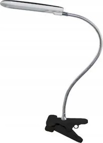 Led asztali lámpa kapcsolóval és klipszel Baz 5W/230V/4000K/340Lm/120°/IP20,
