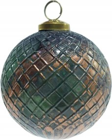 Karácsonyi gömb zöld 10*10 cm 10x10 cm