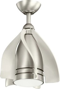 KICHLER KLF-TERNA-15-BN TERNA Ventilátoros lámpa Nikkel, Pezsgő LED IP20