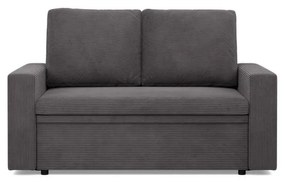 Zeus kanapé, kordbársony, hab töltet, egyenes kartámasz, szürke