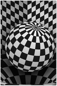 Poszterek 80x120 Absztrakt fekete-fehér