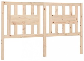 tömör fenyőfa fejtámla 126 x 4 x 100 cm