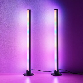 Fekete fém LED asztali lámpa (magasság 55 cm) Boy – Reality