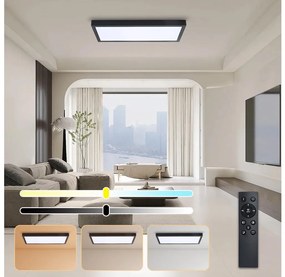 Brilagi Brilagi - LED Dimmelhető lámpatest FRAME SMART LED/30W/230V fekete IP44 + távirányító BG1030