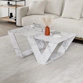 Dohányzóasztal Pipra - Carrara Marble