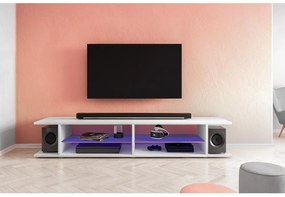 Tv szekrény/asztal Monty 180 (világítással) (fehér). 1098623