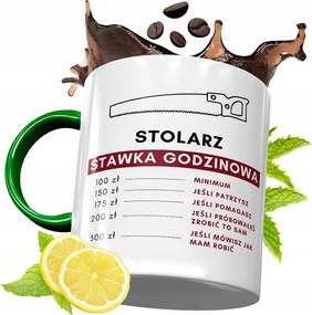 Zöld Bögre Asztalosnak Születésnapra Ajándék fényképes nyomtatással