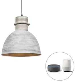 Okos lógólámpa szürke 30 cm, A60 wifi izzóval - Dory