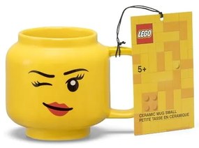 Sárga kerámia gyerek bögre 255 ml Head – LEGO®