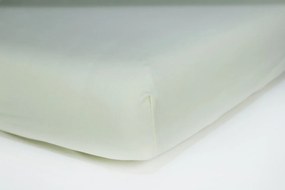 Jersey Gumis Lepedő 180x200 Ecru Krémszínű