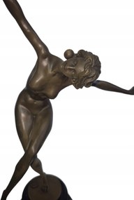 Figura Szobor Bronz Nő Akrobata Istennő