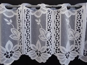 Mg Irigység jacquard 30440 Fehér 300x30cm Kész M