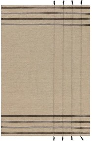 Gyapjú szőnyeg Kambiz bézs/fekete 200x300 cm