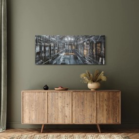 Egy régi épület belsejének képe (120x50 cm)