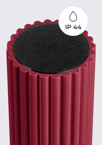 Borvörös mennyezeti lámpa üveg búrával ø 12 cm Orbital – Sollux