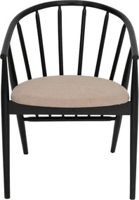 Calido fa szék tölgy fekete 55x58x78 étkező konyhába Homla