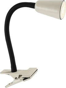 Rabalux 74091 - ALDO csíptetős asztali lámpa 1xGU10/7W/230V krémszínű