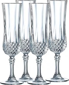 Luminarc Éclat Longchamp pezsgős flőte talpas – 12 cl 4 db