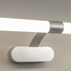 Brilagi - TUBEO LED fürdőszobai tükörvilágítás, 8 W, 230 V, 60 cm, IP44, ezüstszínű