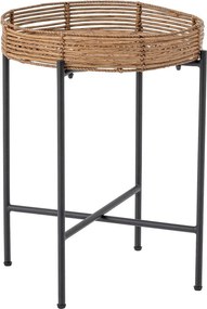 Natúr színű műrattan kétszemélyes kerti lounge szett Dudine – Bloomingville