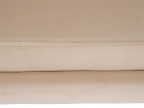 Pad Art-deco stílusban, bézs Velvet anyag/gold chróm-arany, NOBLIN