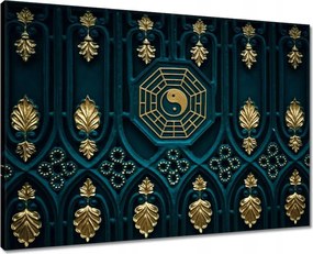 Vászonkép 70x50 Absztrakt Arany harmónia