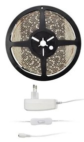 Solight WM51-65T - LED Szalag 5 m LED/4,8W/230V, adapter