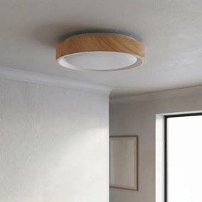Brilagi - LED mennyezeti lámpa FLOCO LED/24W/230V Ø 30 cm fa/fehér