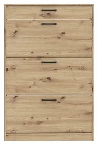 Cipőtároló KAVI artisan tölgy