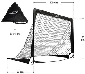 Juskys 2 db összecsukható futballkapu készlet