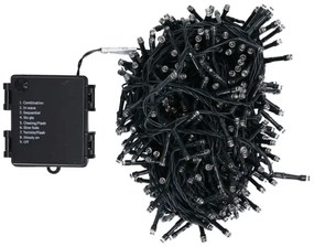 Aigostar - LED kültéri karácsonyi fényfüzér 500xLED/8 üzemmód 4xAA 25,3 m meleg fehér