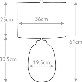 Elstead Lighting CHELSFIELD CHELSFIELD-TL Asztali lámpa 1x60W/E27