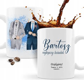 Ajándék Bögre Köszönetnyilvánítás Tanú Név