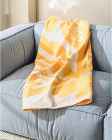 Sárga takaró 165x200 cm Lino – noo.ma