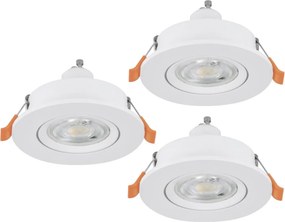Eglo BARRANCO GU10 902242 Beépíthető spotlámpa 3x4.5W/GU10 ip20