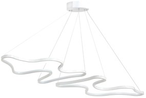 Függőlámpa, Duple Artisan - Fehér Body, Fehér Light