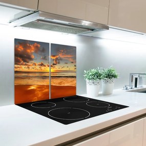 Üveg vágódeszka Sunset Beach 60x52 cm