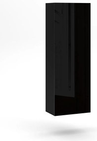 VIVIEN 08 Lebegő szekrény fekete/fényes fekete színben