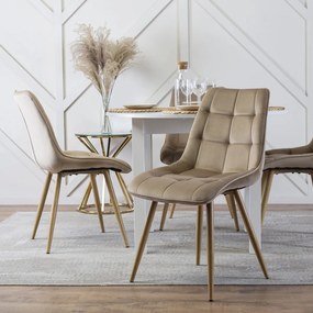 Bézs Bársony Étkezőszék RODRI