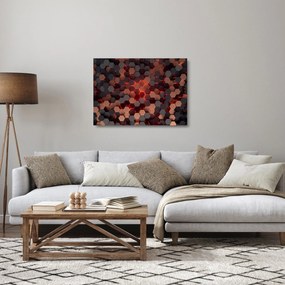 Kép - Futurisztikus absztrakció (üvegen) (70x50 cm)