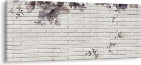 A fal egy képe és a csokor (120x50 cm)