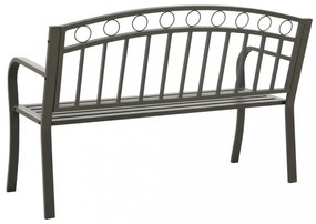 szürke kerti pad 120 cm