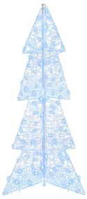 Karácsonyfa 100 LED-del Hideg Fehér 120 cm Akril