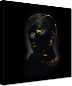 Festmények 20x20 Aranyozott arc