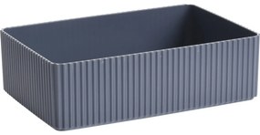 Stripe kozmetikai szervező szürke, 21 x 6 x 14 cm